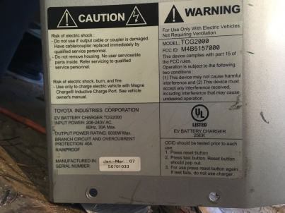 MagneCharge Toyota Label